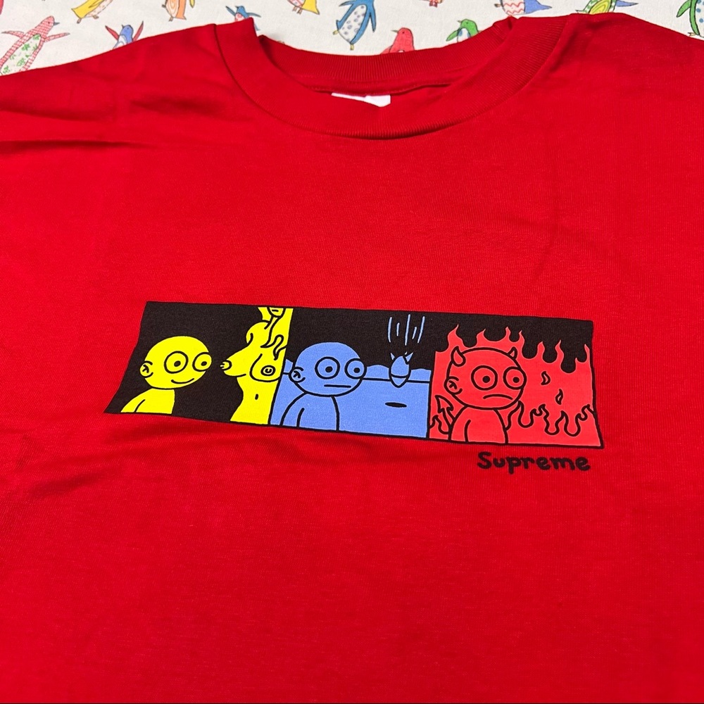 2019 Supreme Life Tee Shirt Red XL